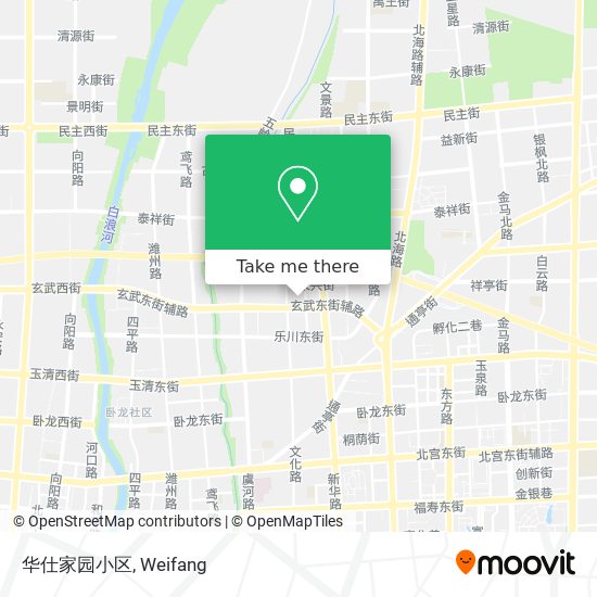华仕家园小区 map