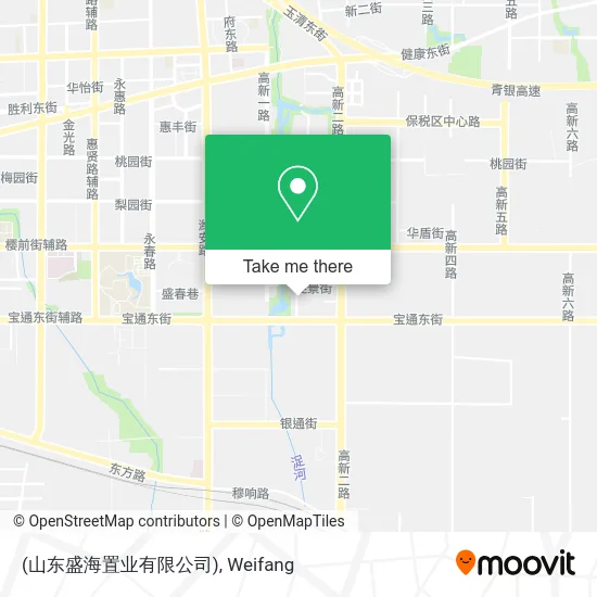 (山东盛海置业有限公司) map