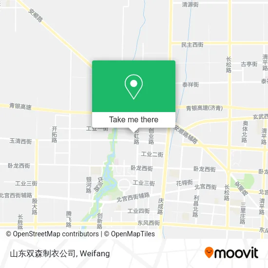 山东双森制衣公司 map