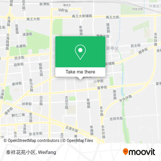 泰祥花苑小区 map