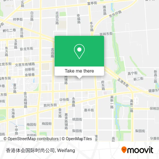 香港体会国际时尚公司 map