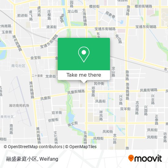 融盛豪庭小区 map