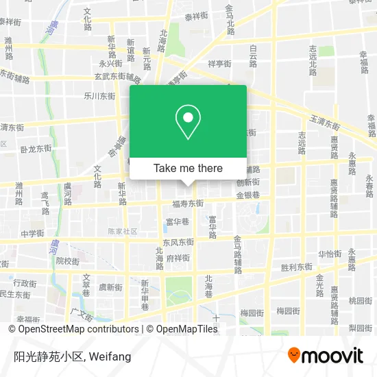 阳光静苑小区 map