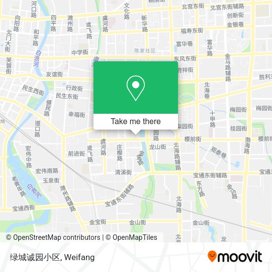 绿城诚园小区 map