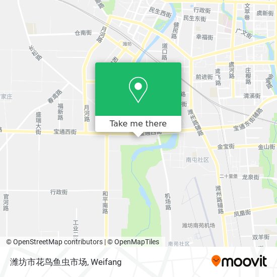 潍坊市花鸟鱼虫市场 map