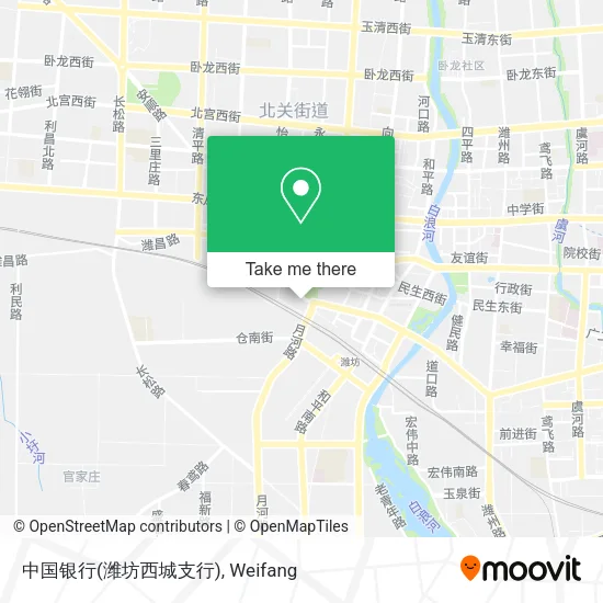 中国银行(潍坊西城支行) map