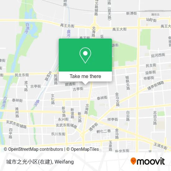 城市之光小区(在建) map