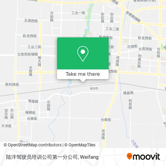 陆洋驾驶员培训公司第一分公司 map
