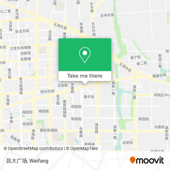 昌大广场 map