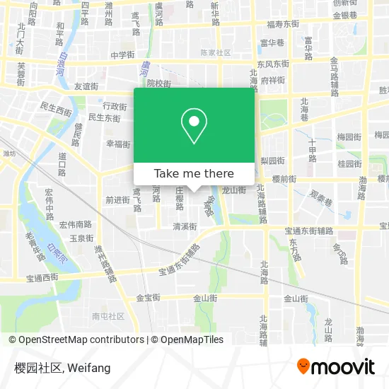 樱园社区 map