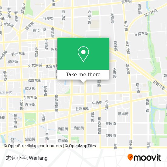 志远小学 map