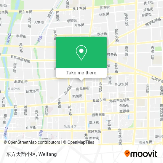 东方天韵小区 map