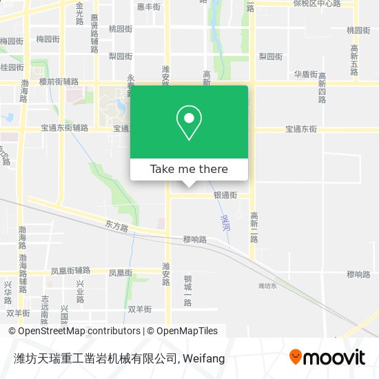 潍坊天瑞重工凿岩机械有限公司 map