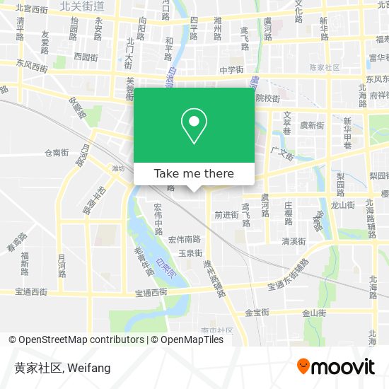 黄家社区 map