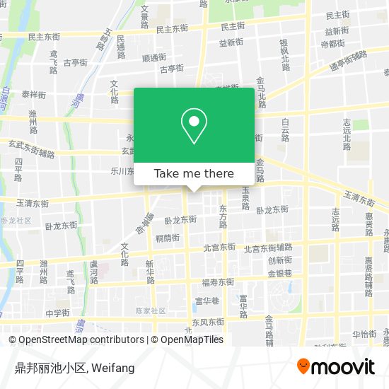 鼎邦丽池小区 map