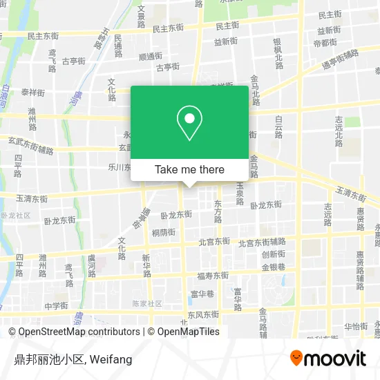 鼎邦丽池小区 map