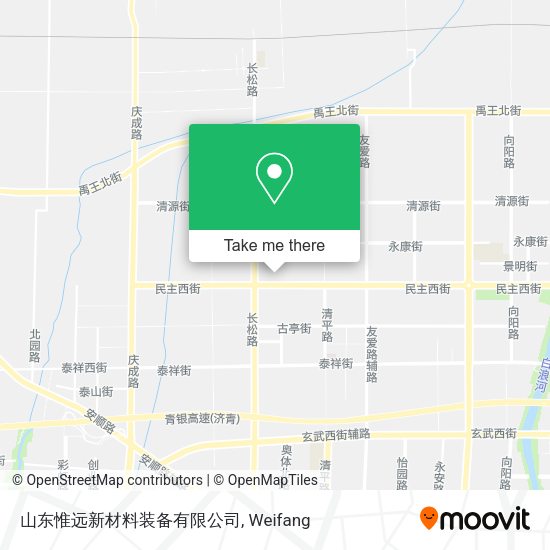 山东惟远新材料装备有限公司 map