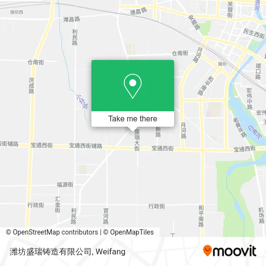 潍坊盛瑞铸造有限公司 map