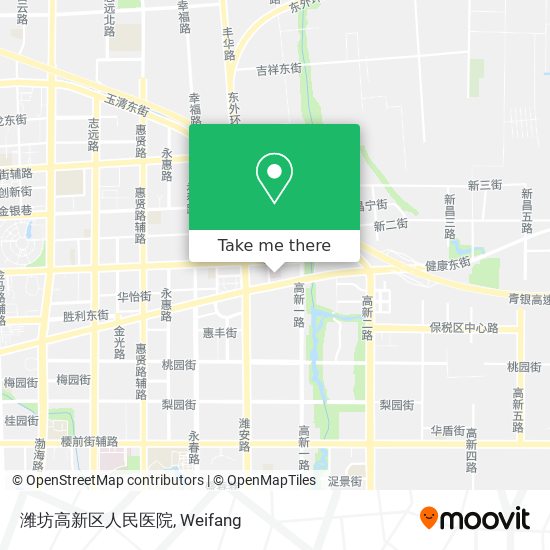 潍坊高新区人民医院 map