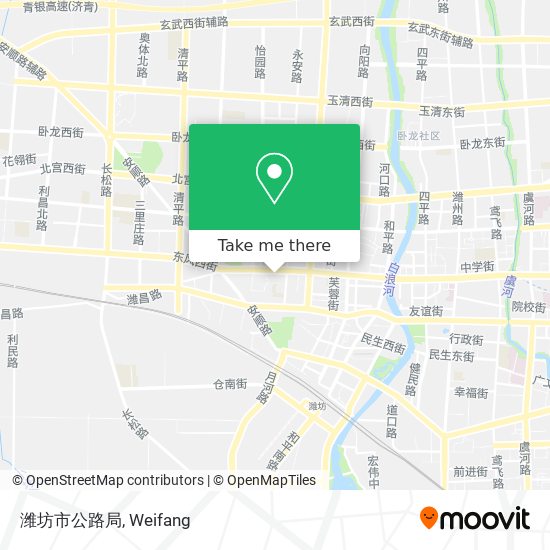 潍坊市公路局 map
