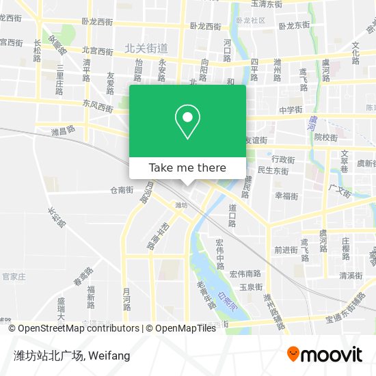 潍坊站北广场 map
