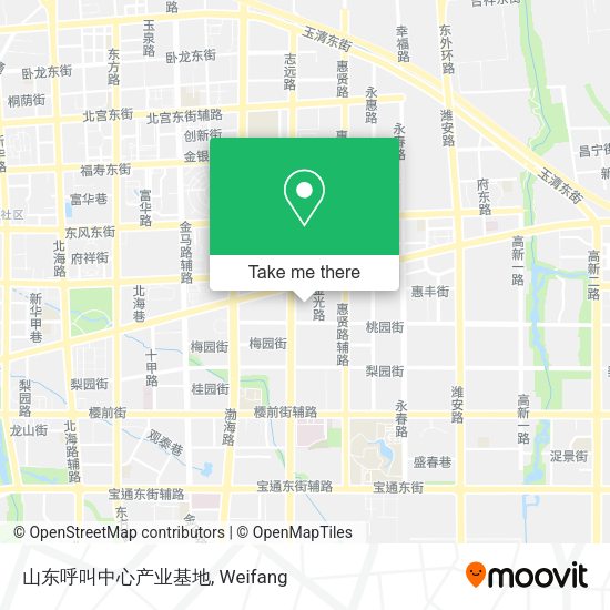 山东呼叫中心产业基地 map