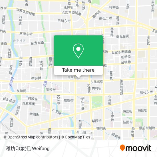 潍坊印象汇 map