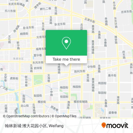 翰林新城·潍大花园小区 map