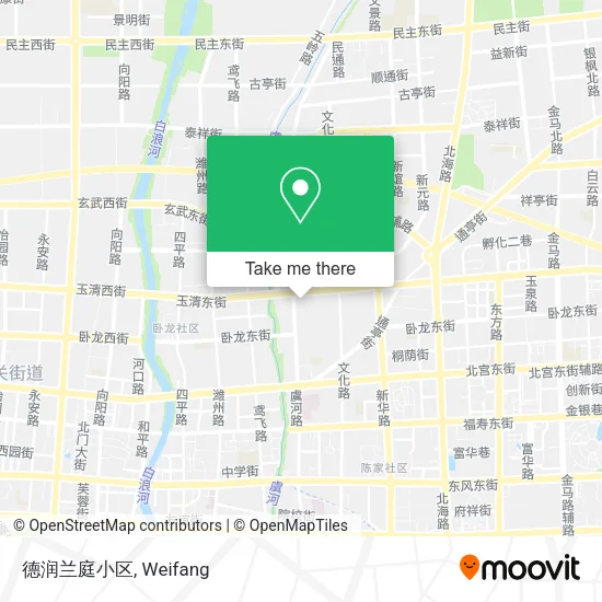 德润兰庭小区 map