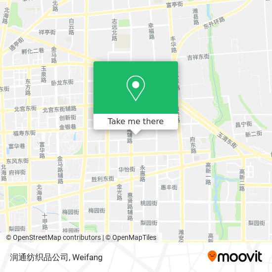 润通纺织品公司 map