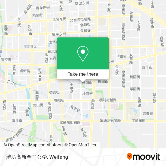 潍坊高新金马公学 map