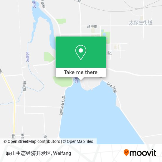 峡山生态经济开发区 map
