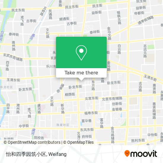 怡和四季园筑小区 map
