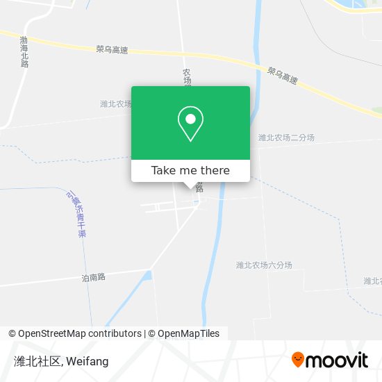 潍北社区 map