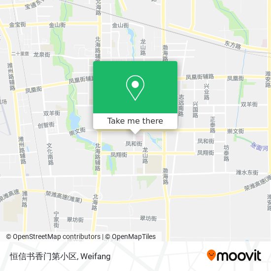 恒信书香门第小区 map