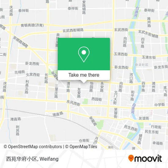 西苑华府小区 map