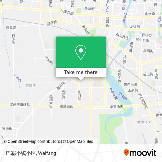 巴塞小镇小区 map