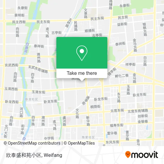 欣泰盛和苑小区 map