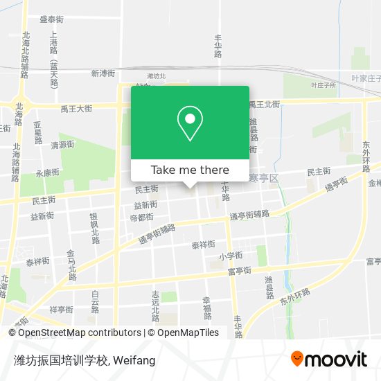 潍坊振国培训学校 map