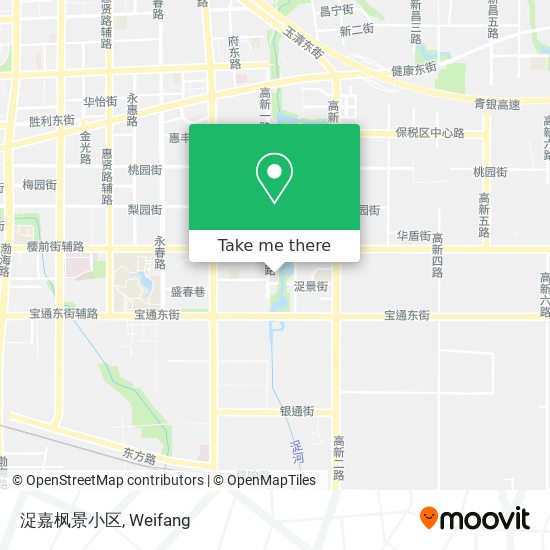 浞嘉枫景小区 map