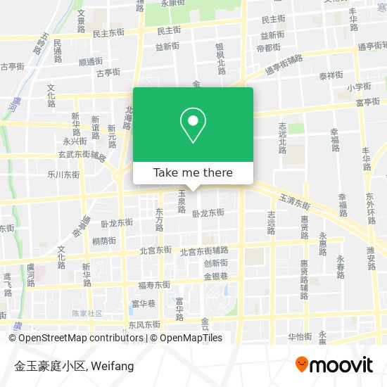 金玉豪庭小区 map