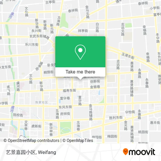 艺景嘉园小区 map