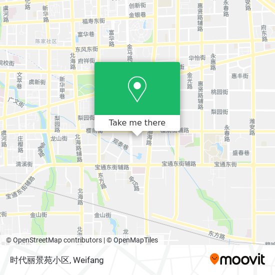 时代丽景苑小区 map