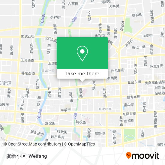 虞新小区 map