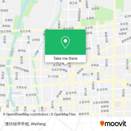 潍坊锦华学校 map