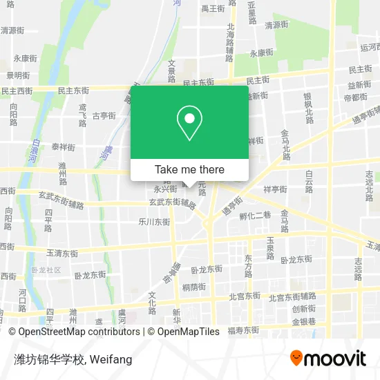 潍坊锦华学校 map