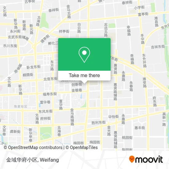 金域华府小区 map