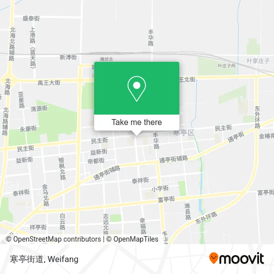 寒亭街道 map