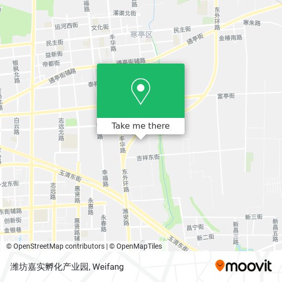 潍坊嘉实孵化产业园 map