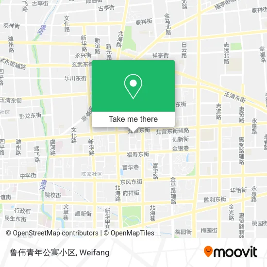 鲁伟青年公寓小区 map
